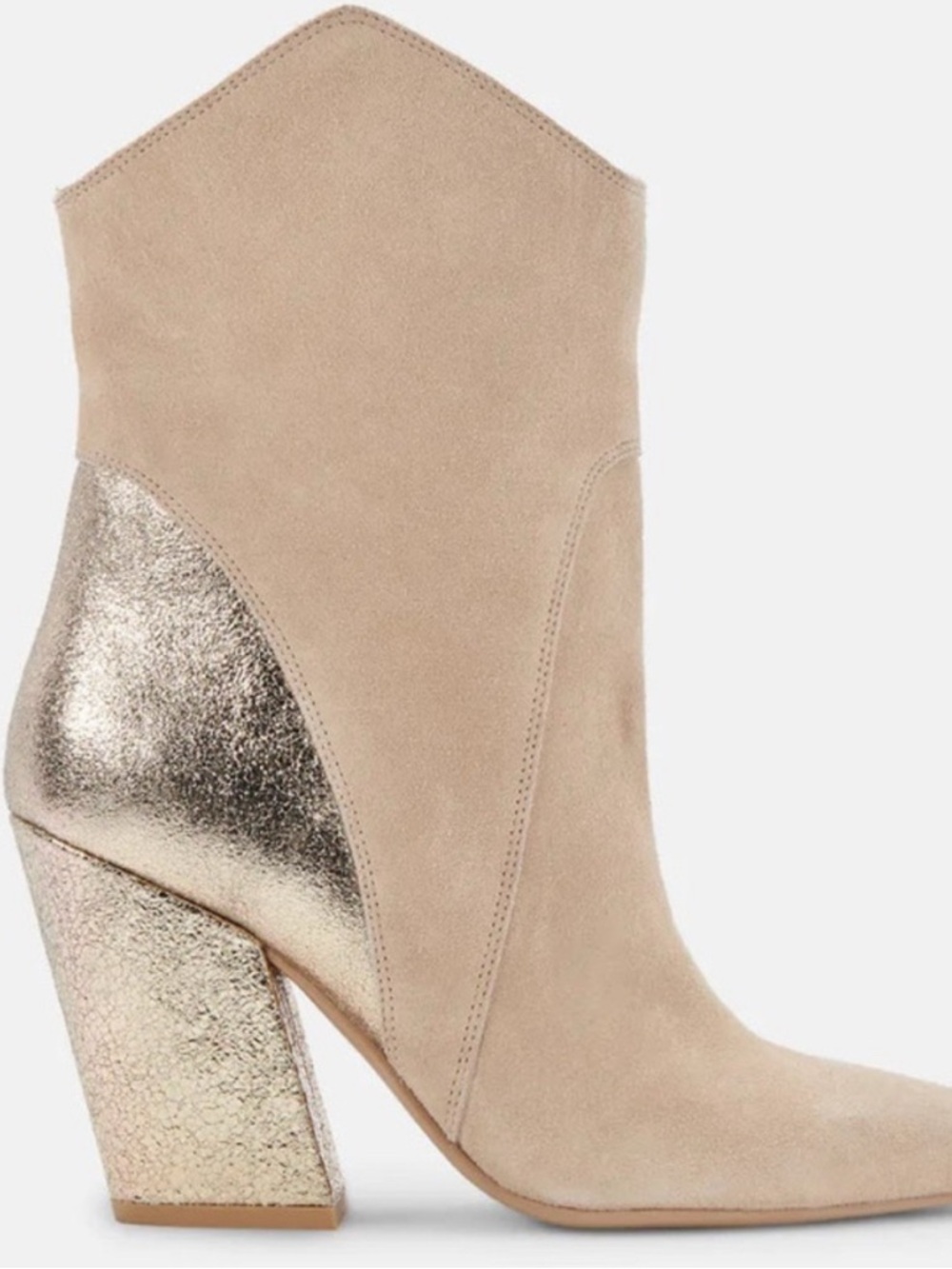 DOLCE VITA NESTLY BOOT IN DUNE MULTI SUEDE size 9.5